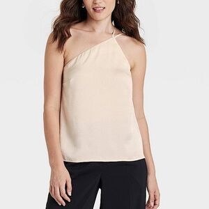 Blue One-Shoulder Top